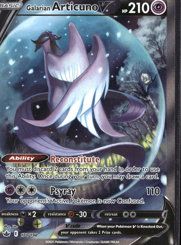Galarian Articuno V - SWSH6 170/198