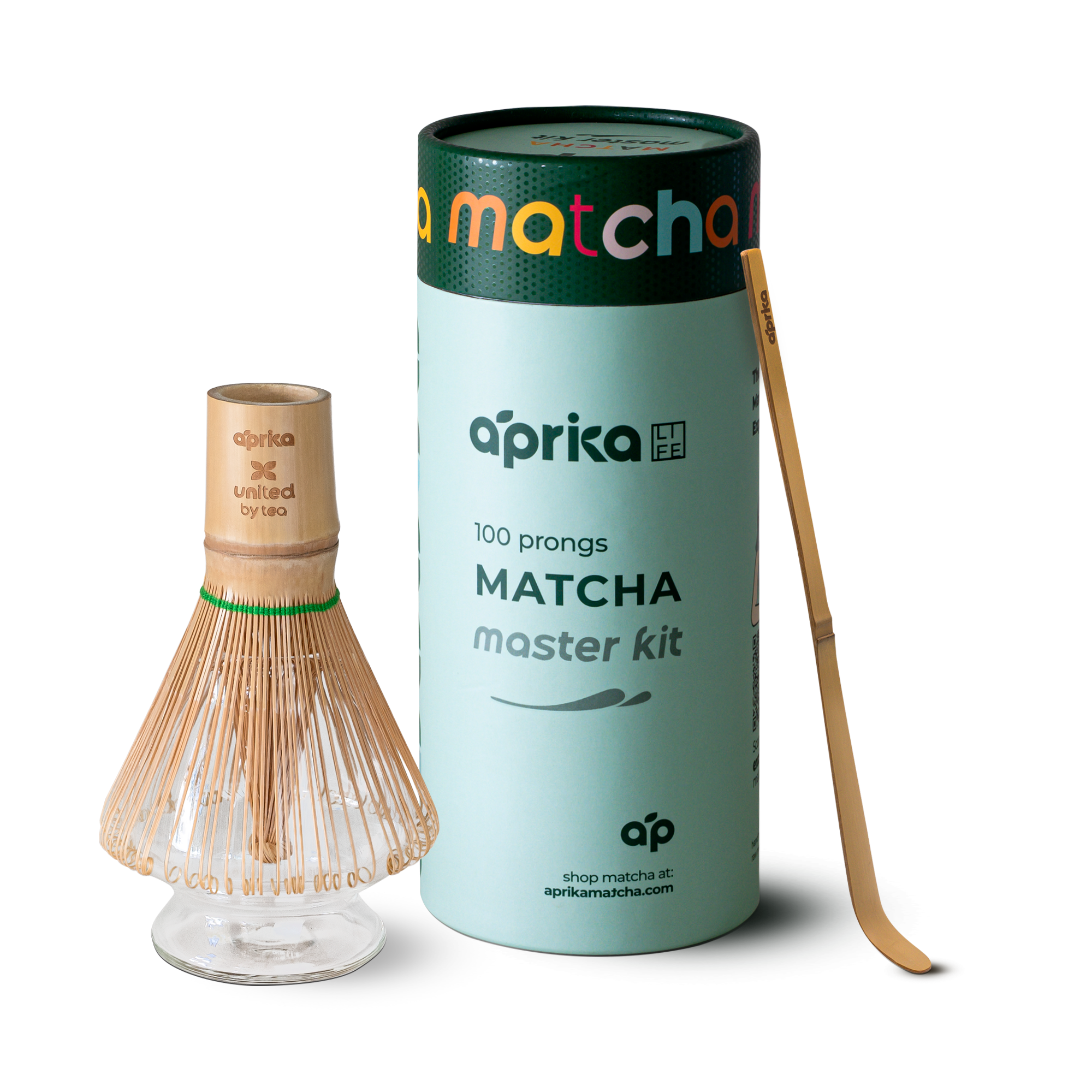 Aprikalife - Matcha Whisk & Holder Set, Traditional Handmade Matcha Kit