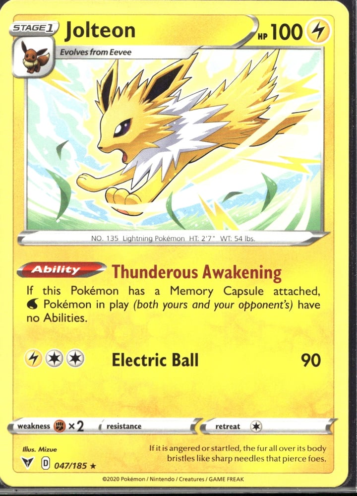 Jolteon - SWSH4 47/185