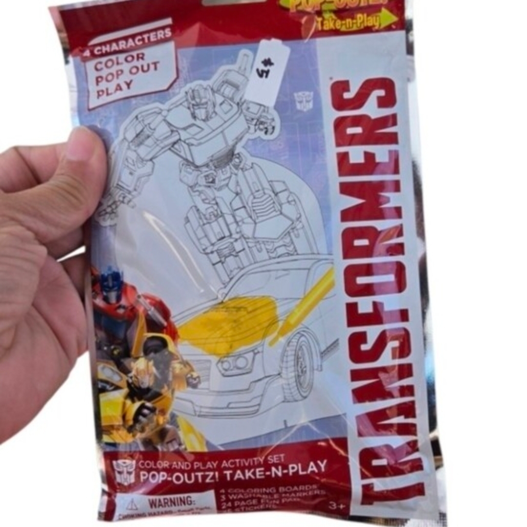 2020 Transformers Pop-Outz! Take-N-Play Activity Set