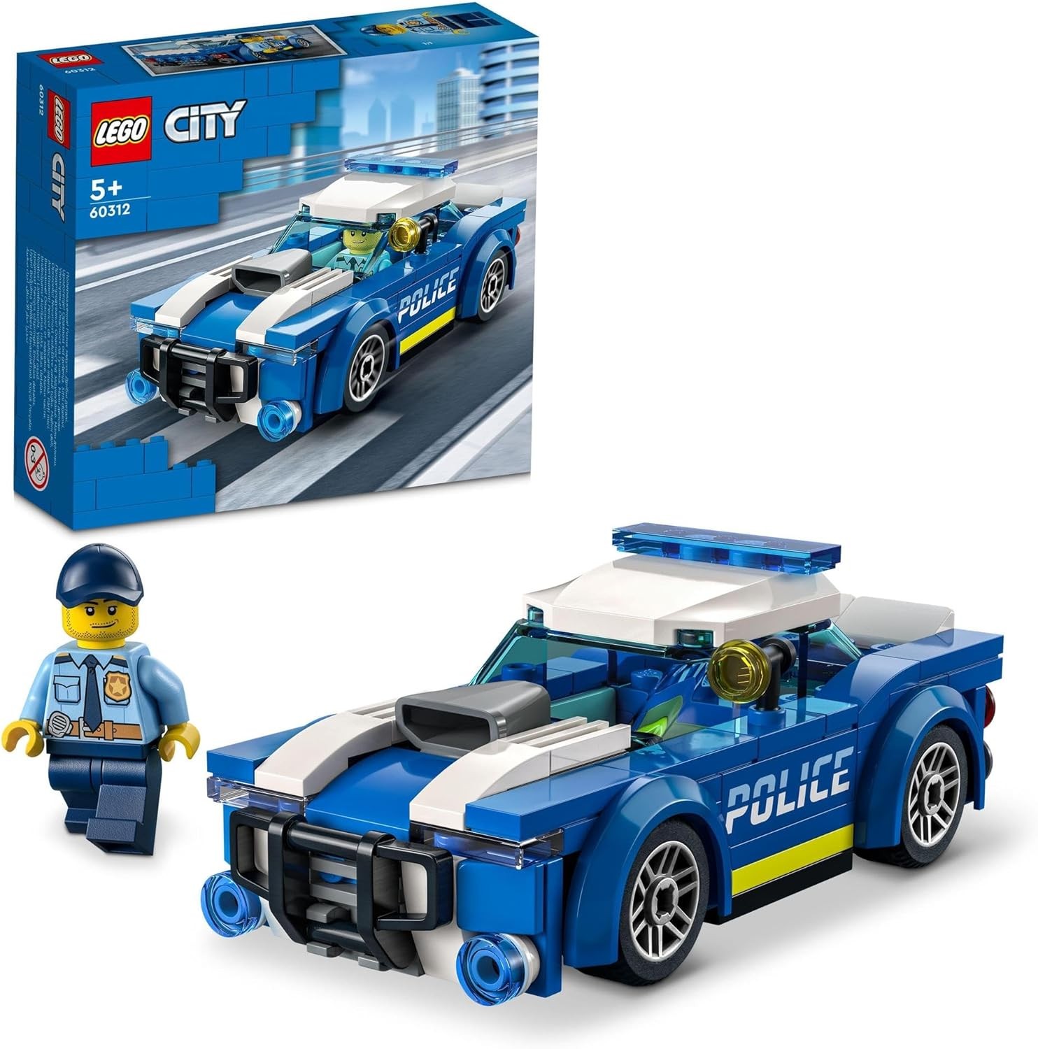 レゴ LEGO シティ ポリスカー 車 パトカー レゴブロック 60312 5歳~ レゴシティ 警察 ポリス ミニフィグ セット