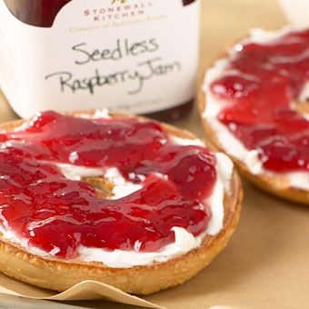 Bagel with Cream Cheese & Jelly
