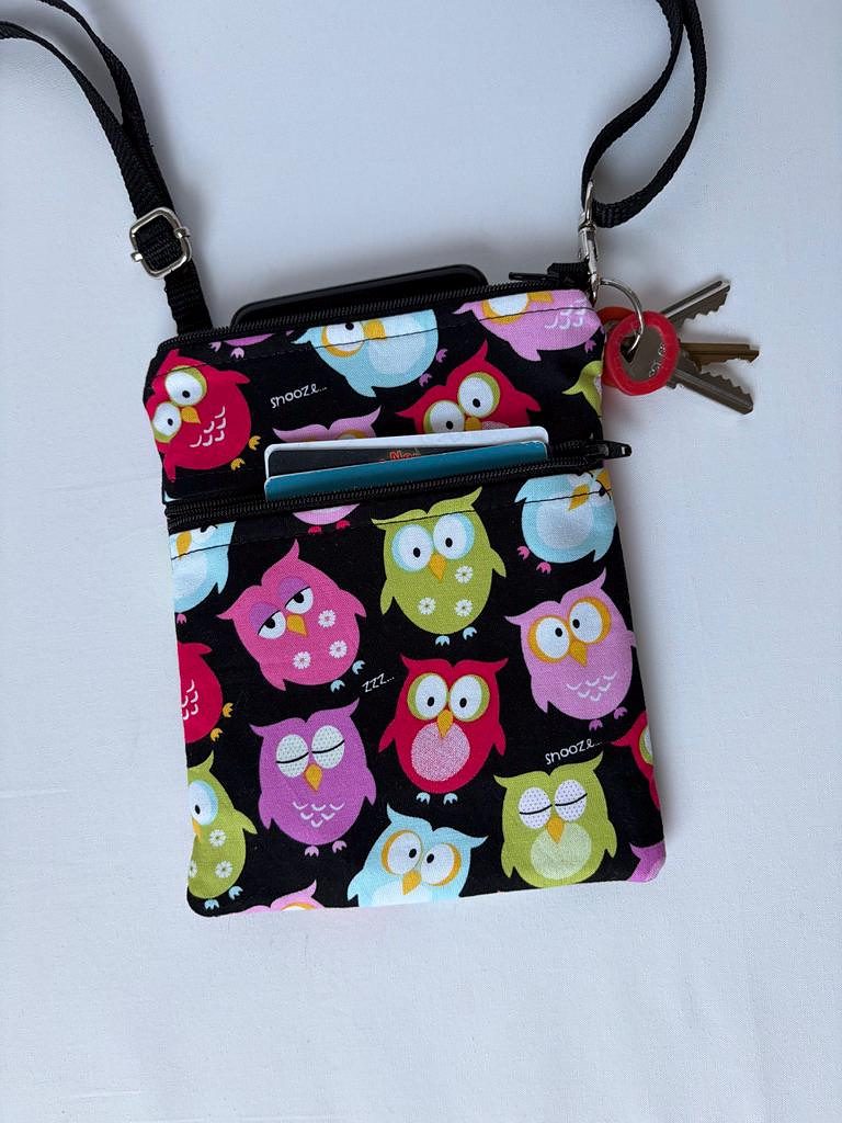 Small Crossbody Bag – Sleepy Owls, photo 11 of 12