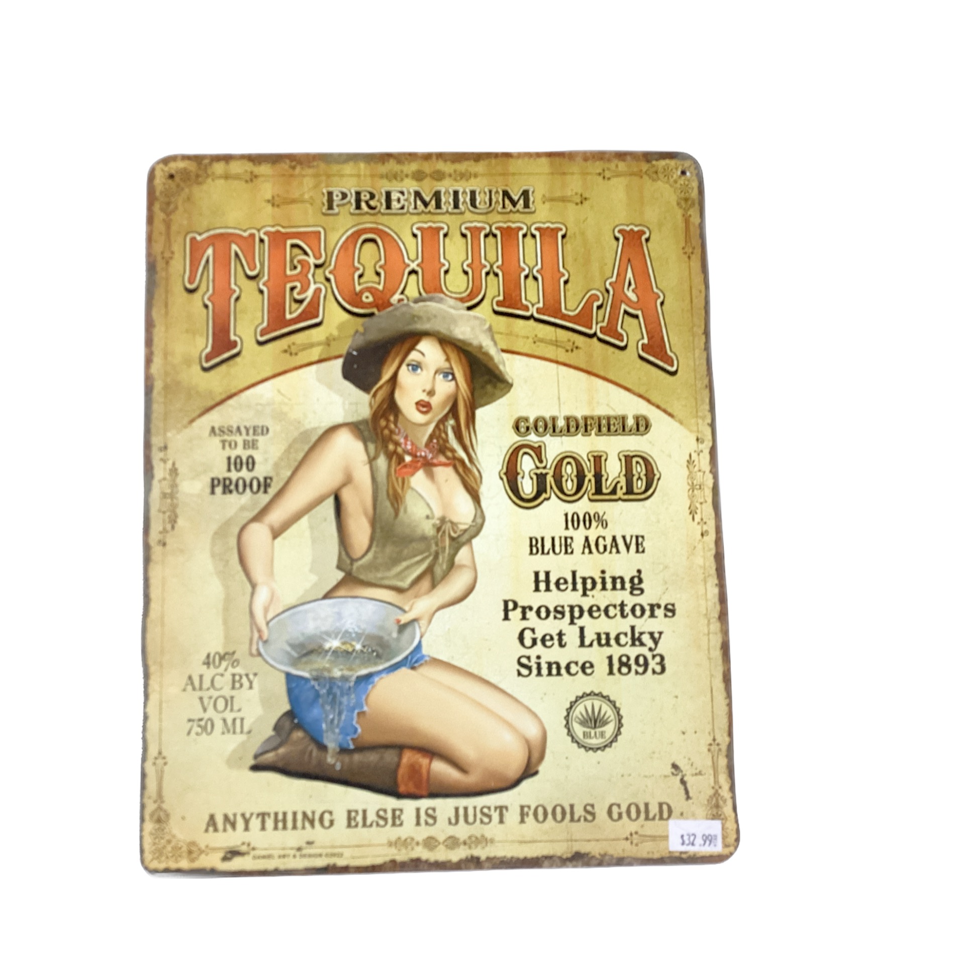 Sign “Premium Tequila”