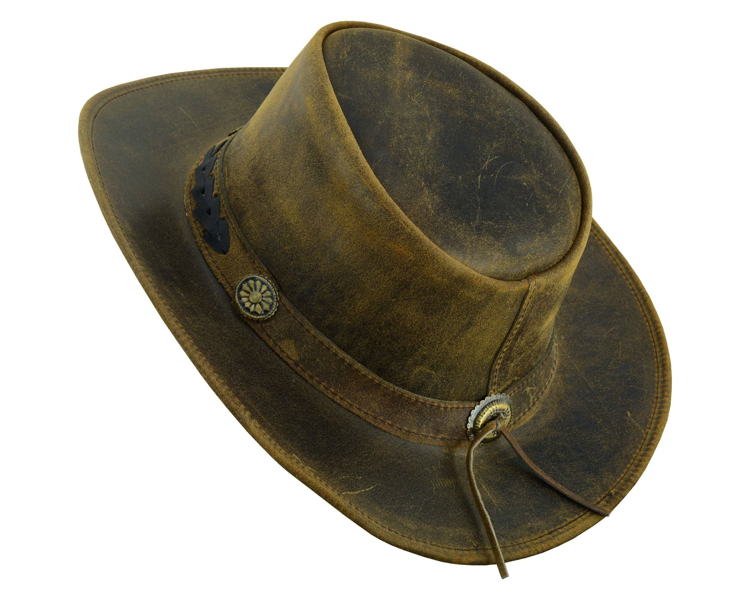 Sahara Leather Hats Western Style for Men and Women shapeabl