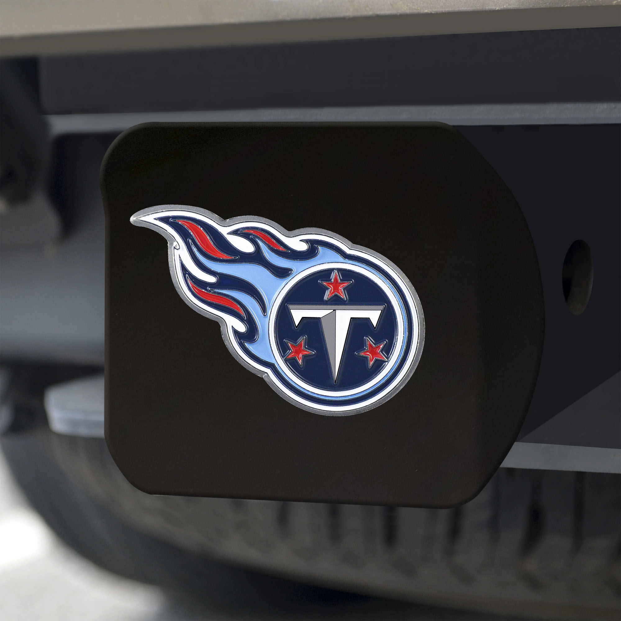 Tennessee Titans Black Chrome Hitch Cover
