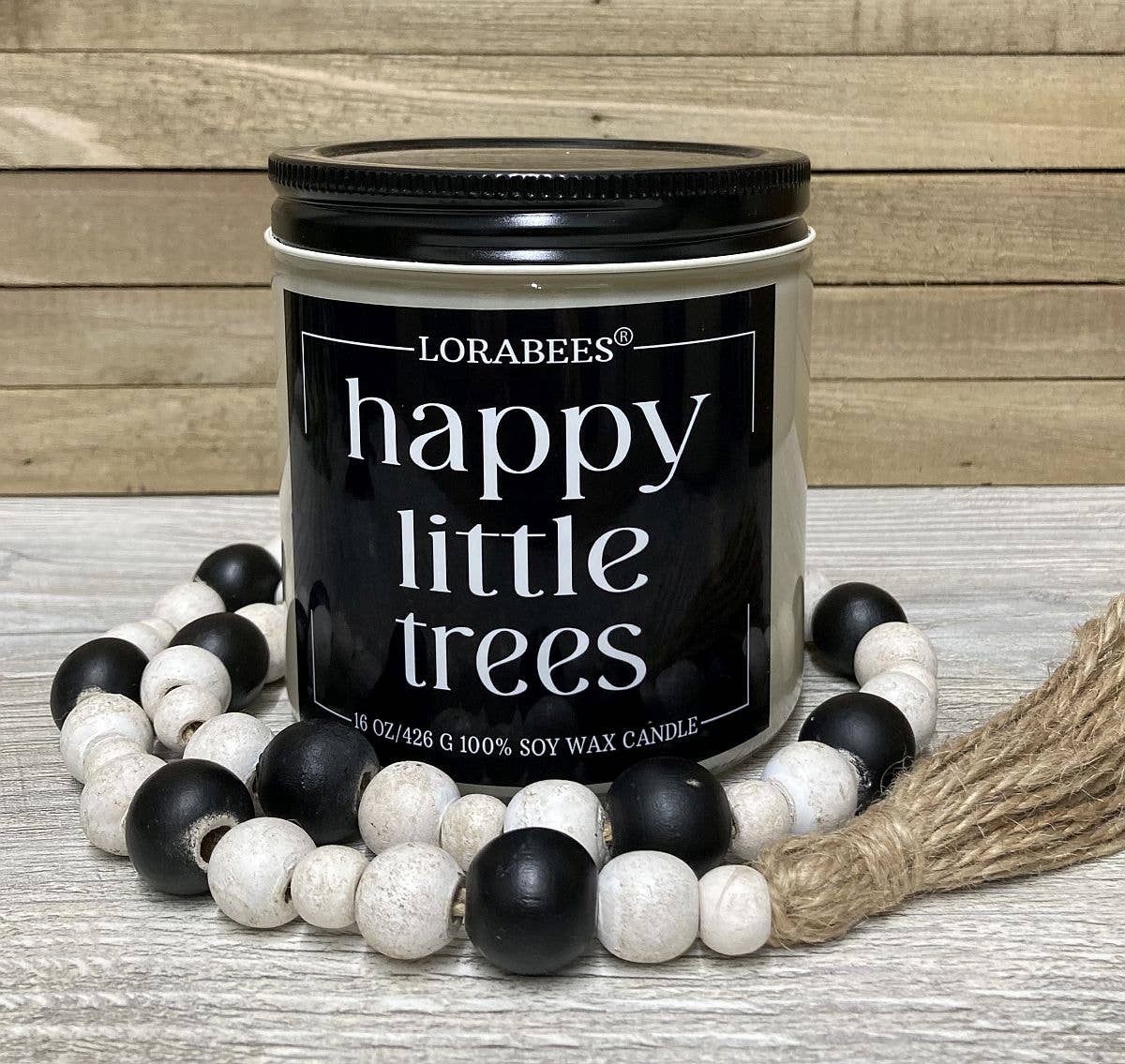 Lorabees - Happy Little Trees 16oz Soy Candle
