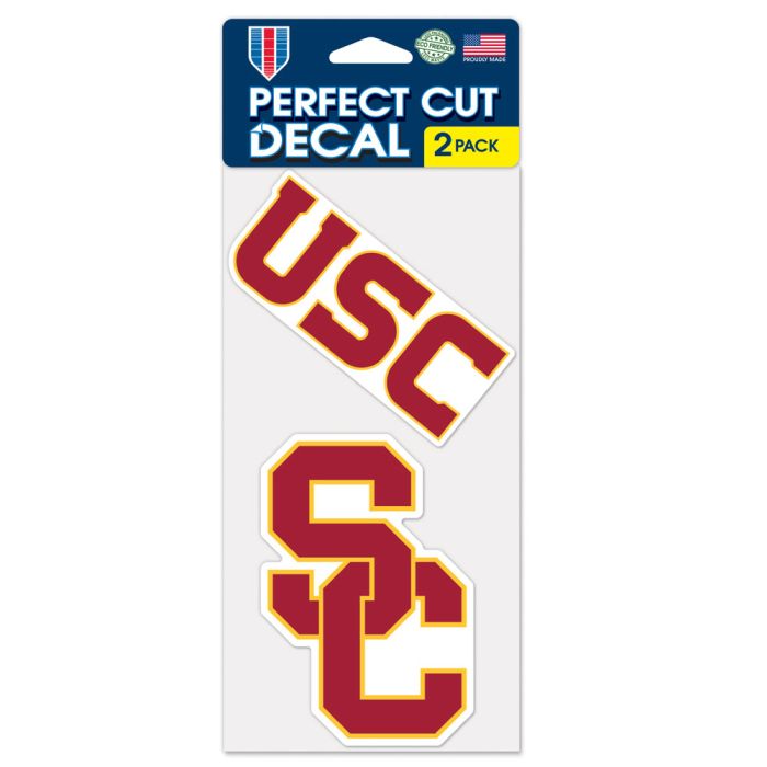 USC Trojans Die Cut Decals 2pk