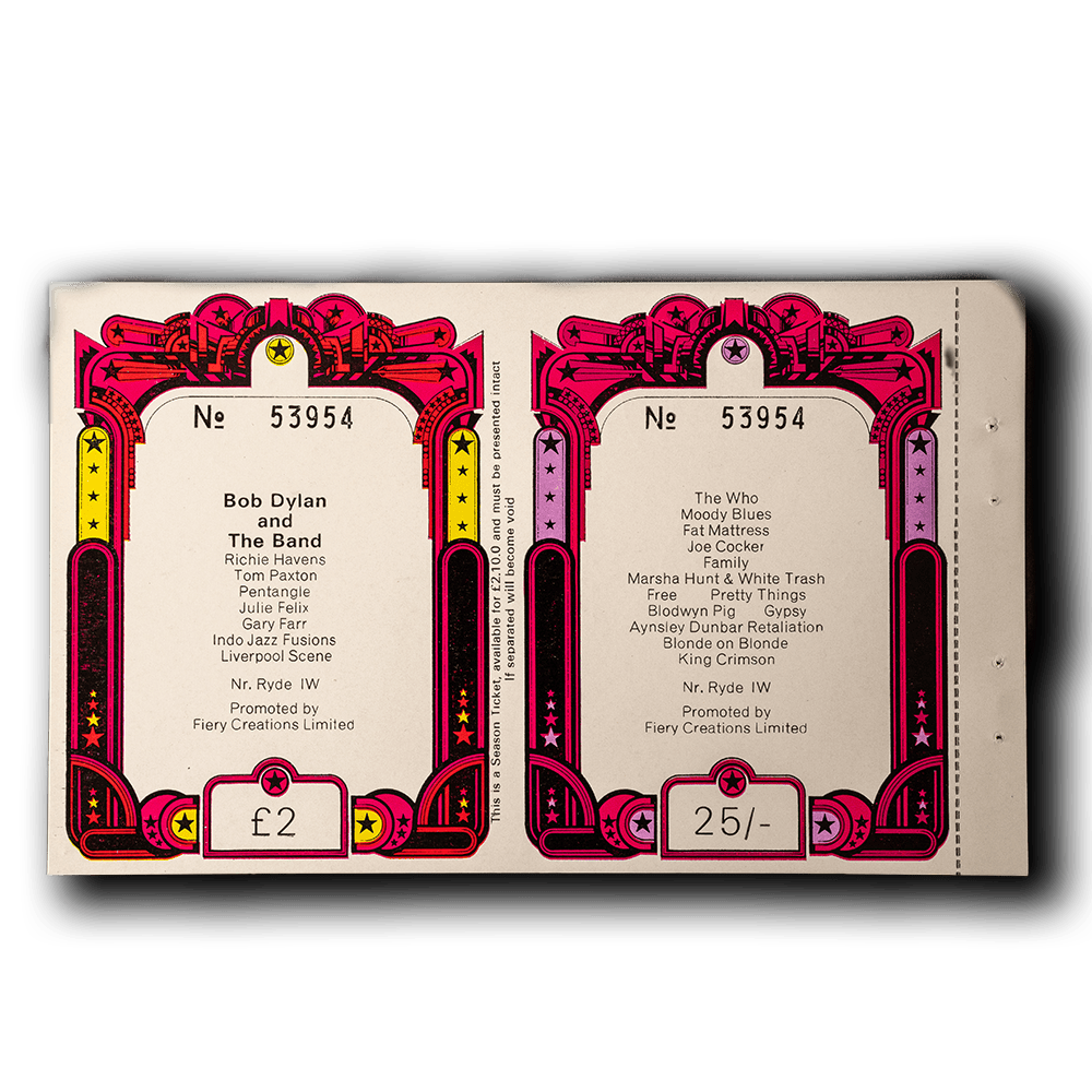 Isle of Wight -- 1969 Festival Pass [Ephemera Other]