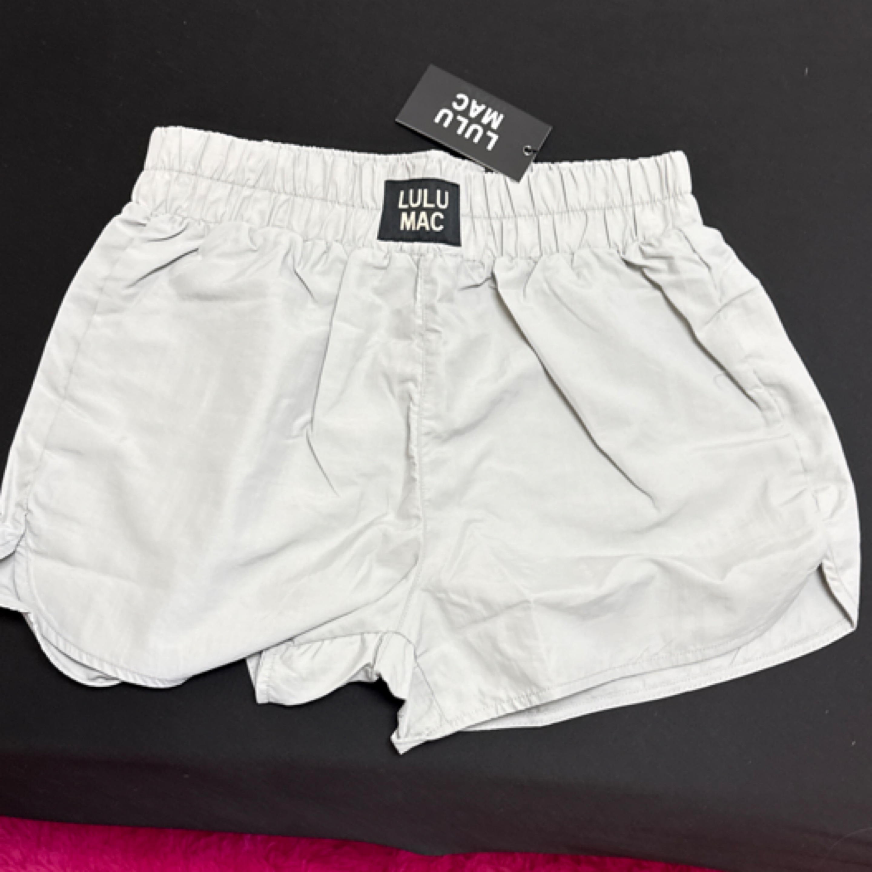 LuluMac shorts grey — Bama Tan boutique, Tuscaloosa AL