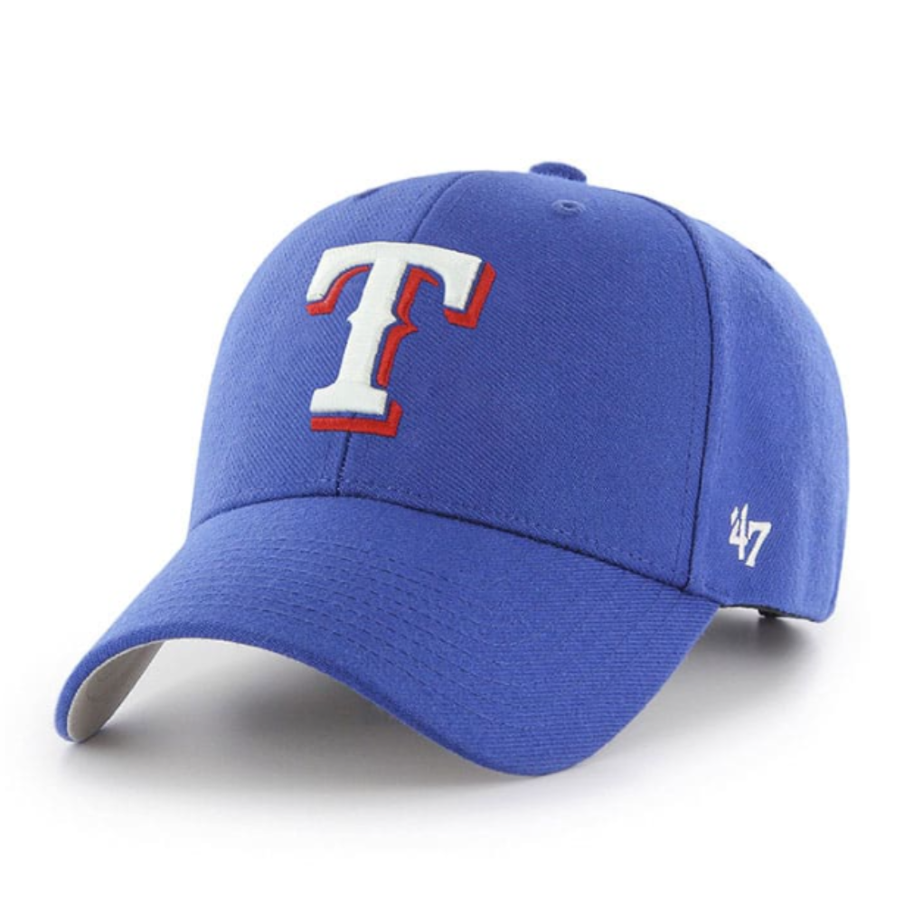 Texas Rangers Royal Blue '47Brand MVP Adjustable Hat