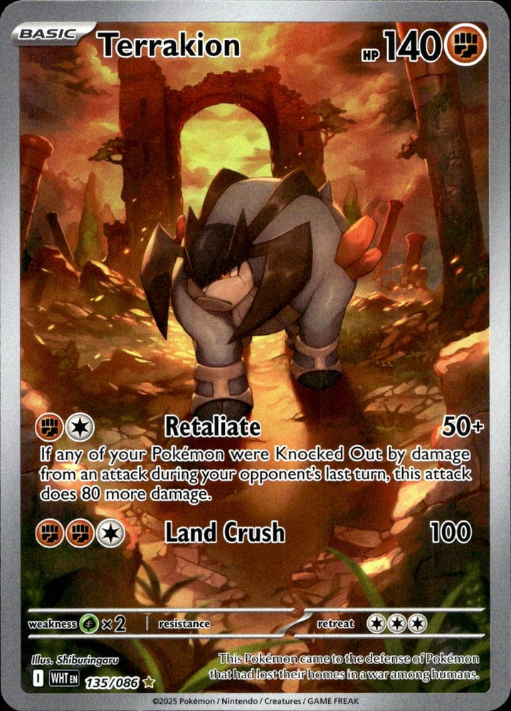 Terrakion - SV10.5W 135/86