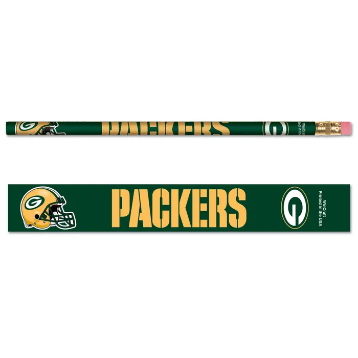 Green Bay Packers Pencil 6 Pack