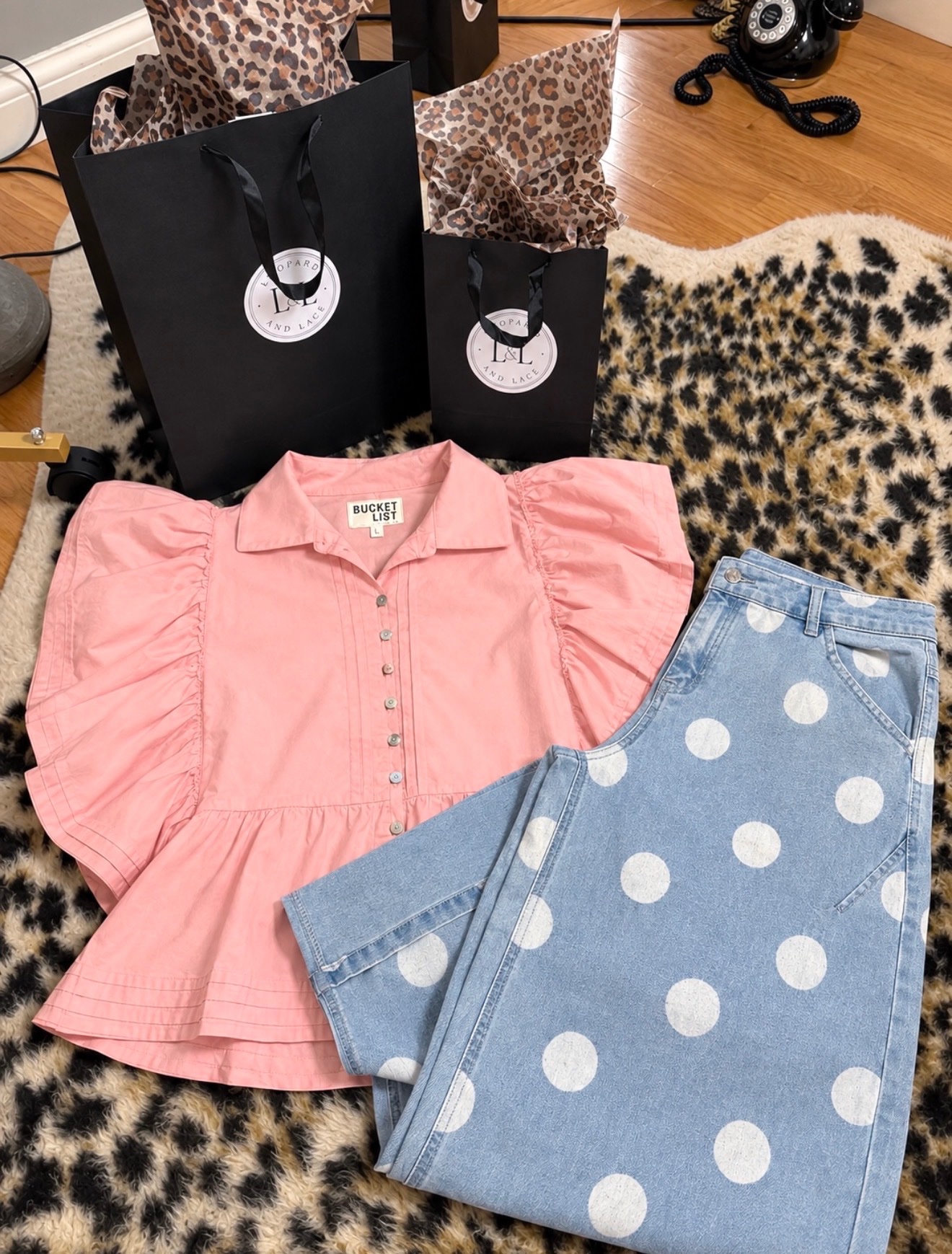 Rosy Days Ruffle Top