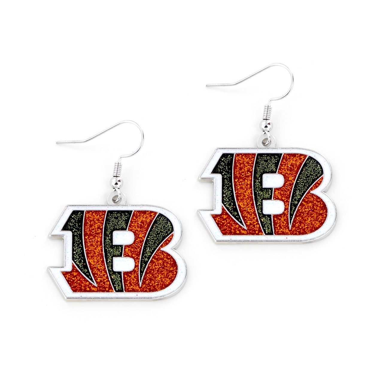 Cincinnati Bengals Glitter Dazzle Earrings