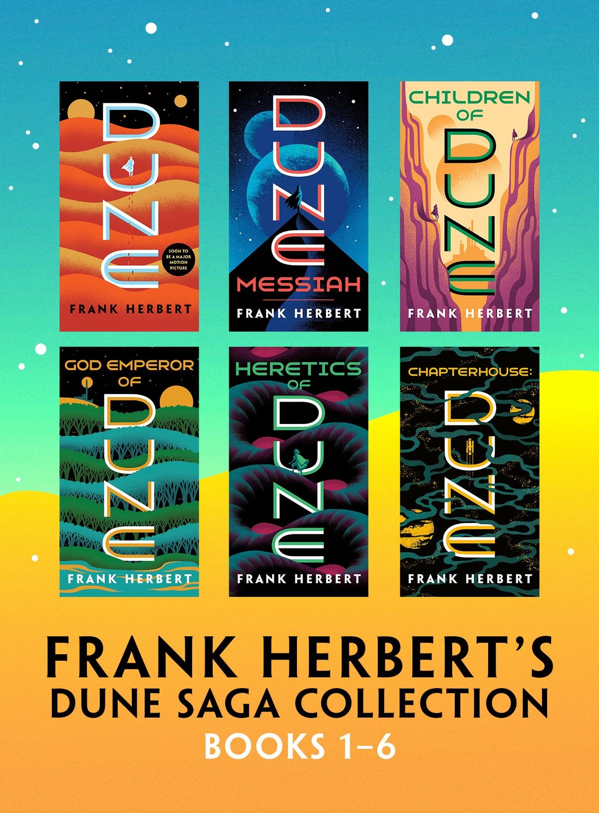 Dune Series - Complete  1-6 Books Set / Frank Herbert