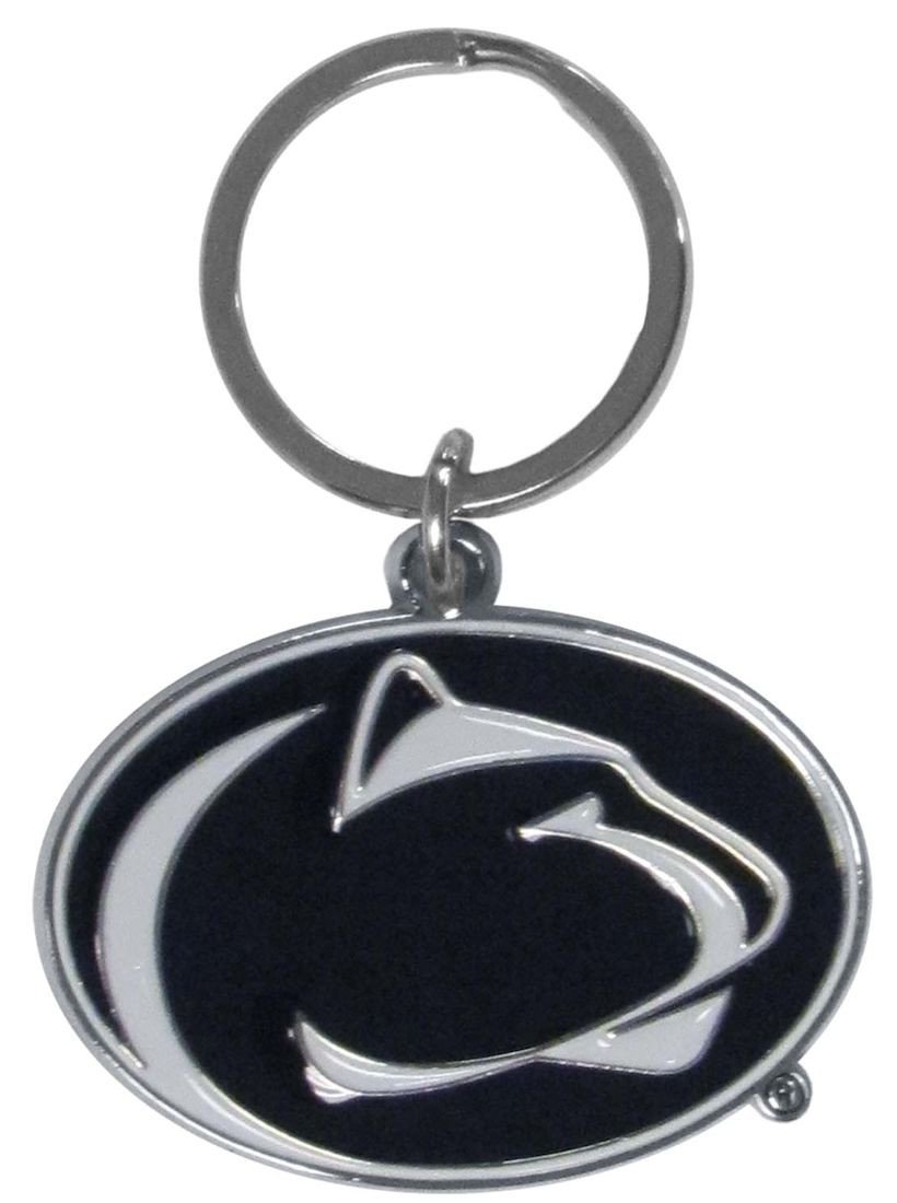 Penn State Nittany Lions Chrome Cut Logo Keychain