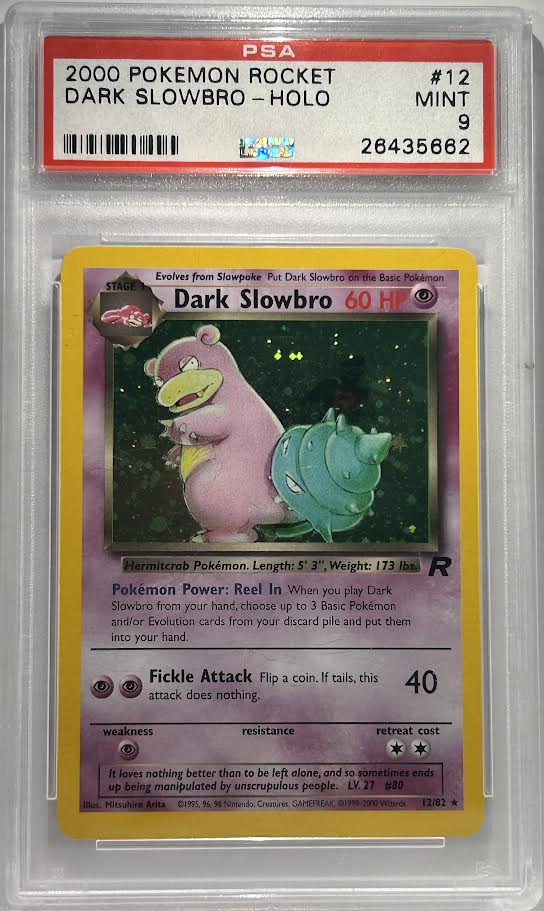 Dark Slowbro (Team Rocket) #12/82 PSA 9