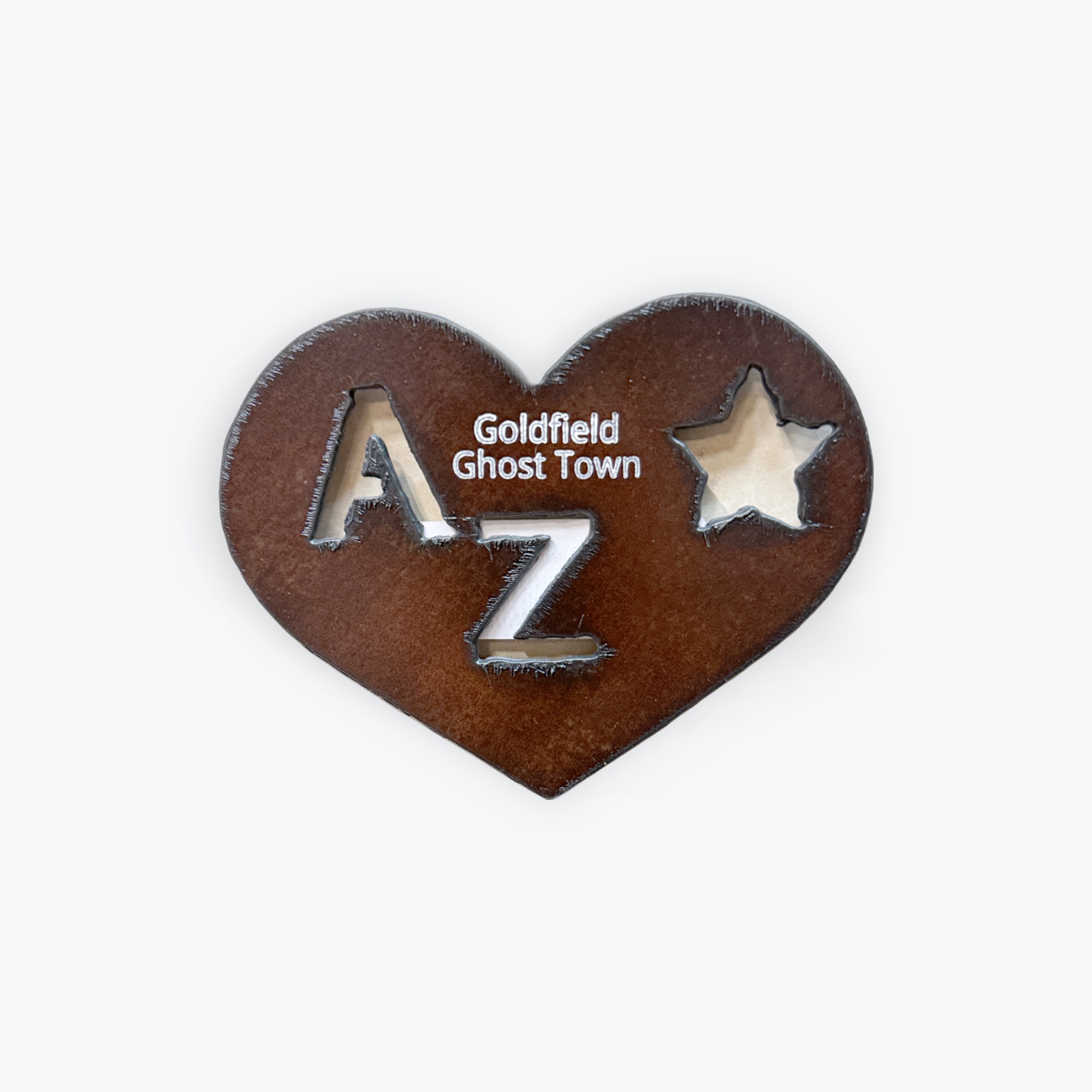 Magnet Metal Heart AZ (ND Goldfield Ghost Town)