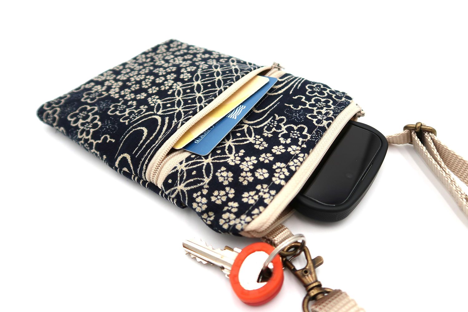 Small Crossbody Bag – Sevenberry Indigo Prints, 2 - Patchwork