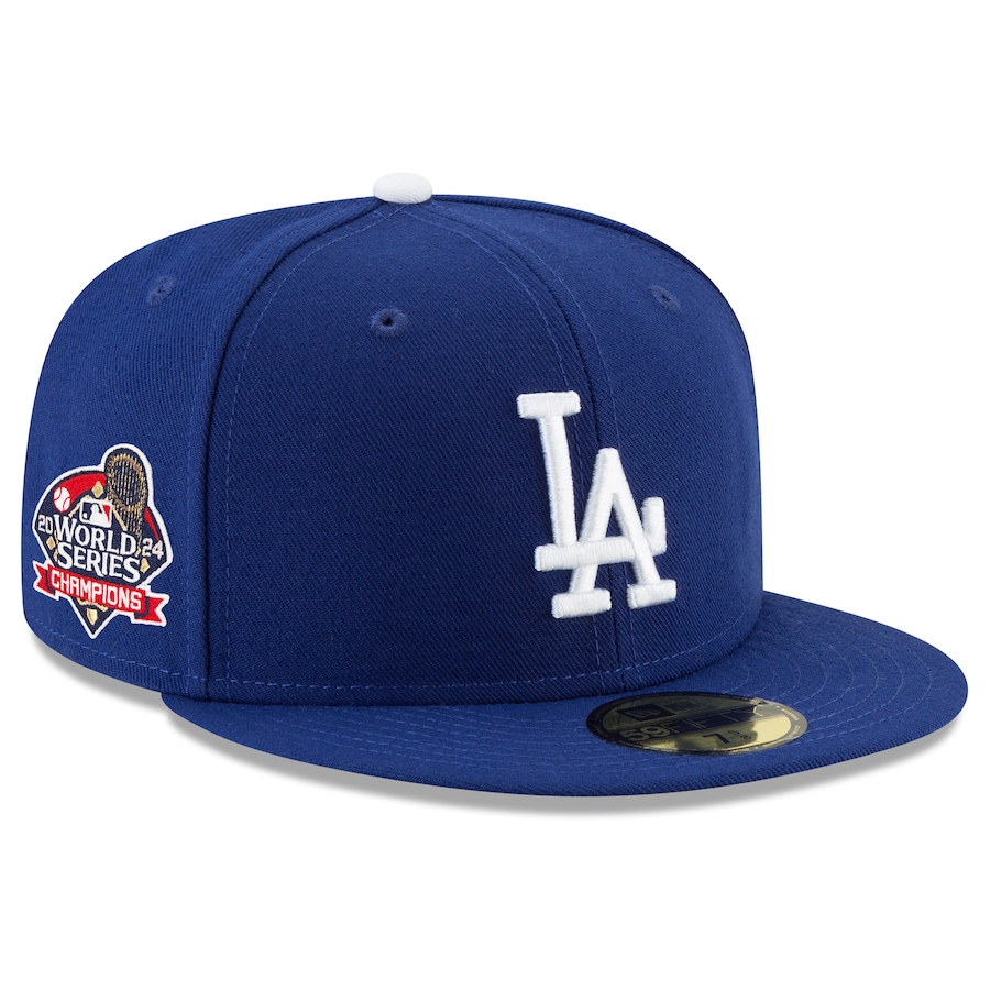 Los Angeles Dodgers 2024 World Series Champions New Era 59FIFTY Onfield Fitted Hat