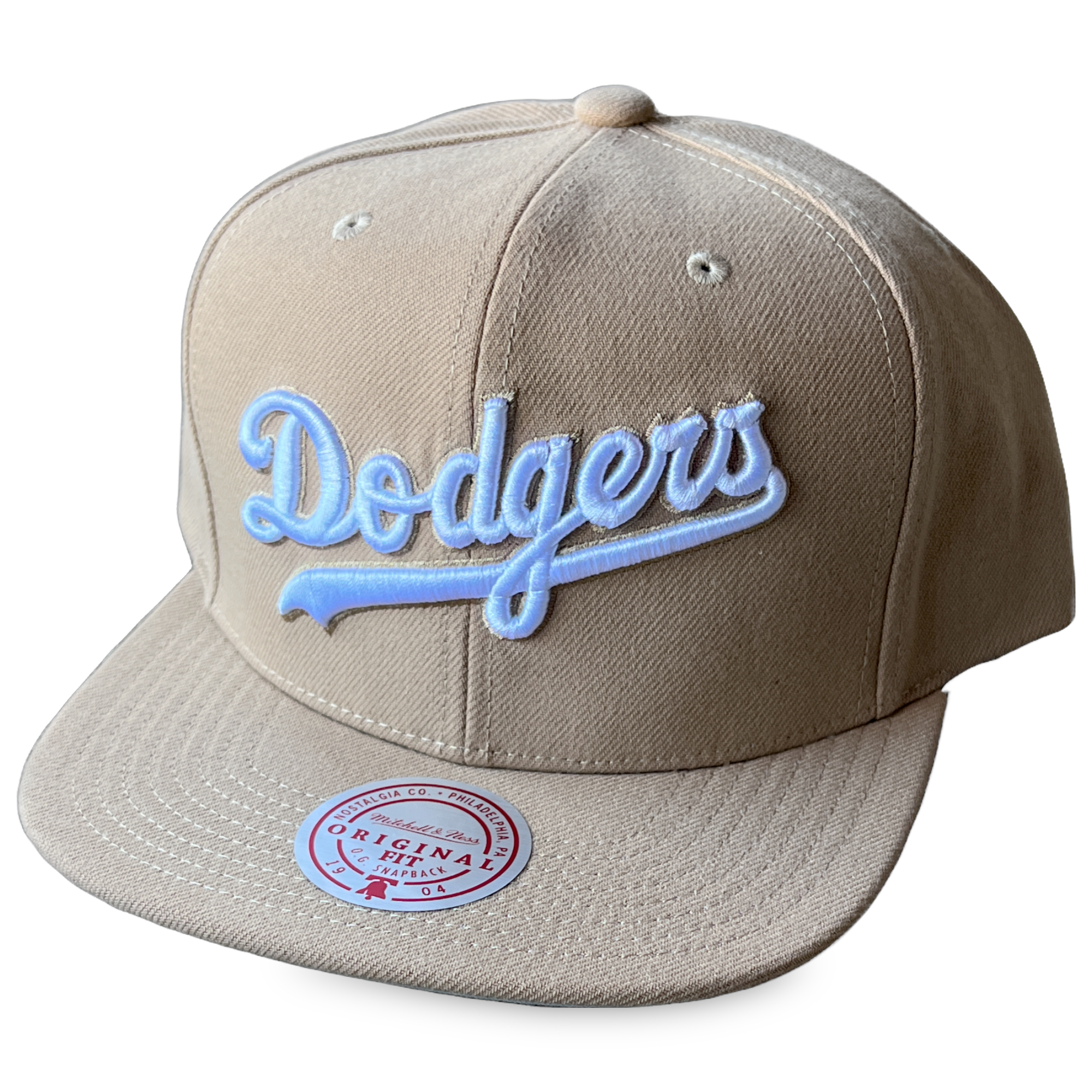 Los Angeles Dodgers Tan Script '47Brand Snapback Hat