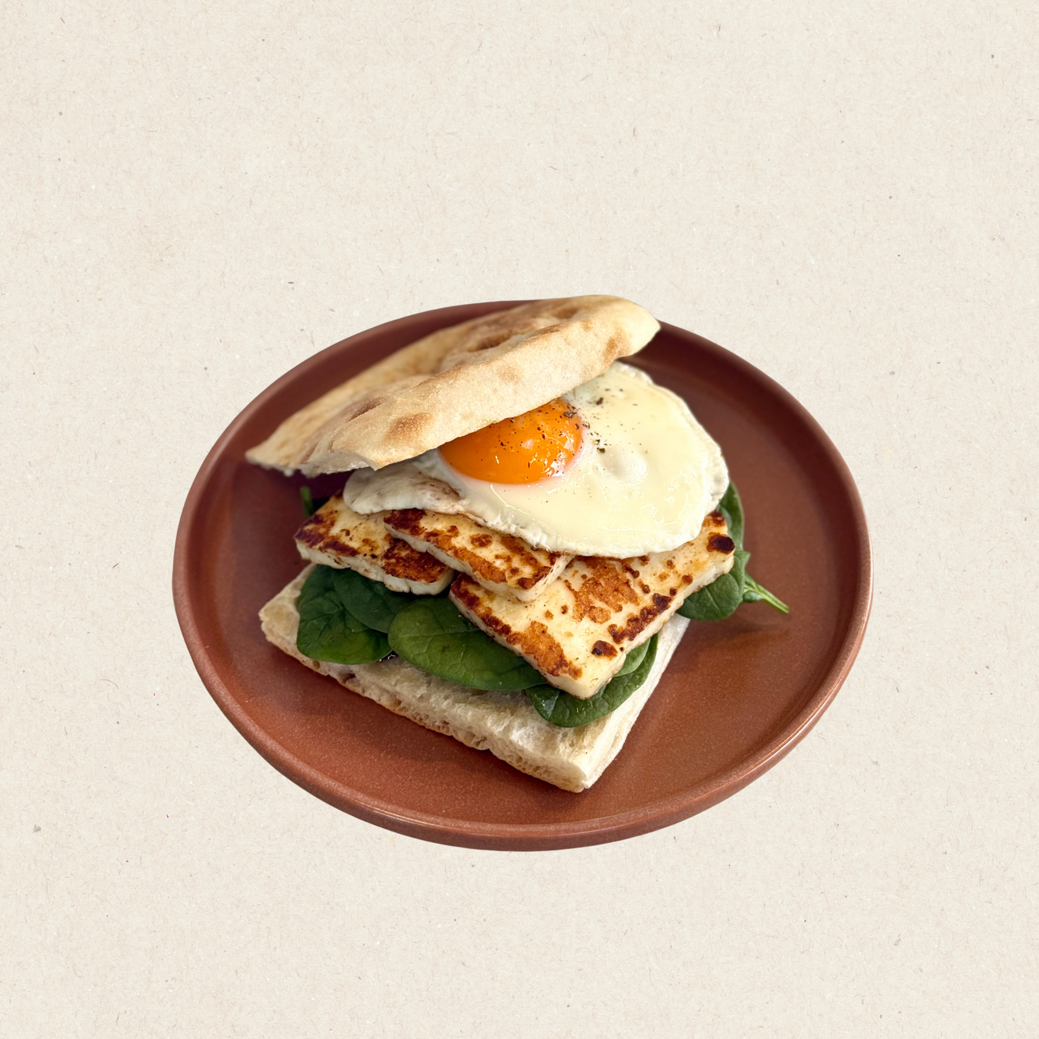 Halloumi & Egg Roll