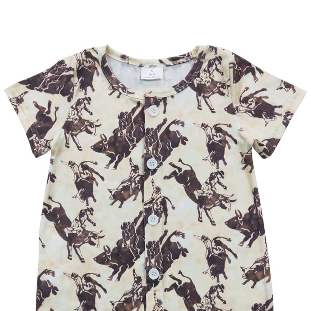 Buckin Bull Romper