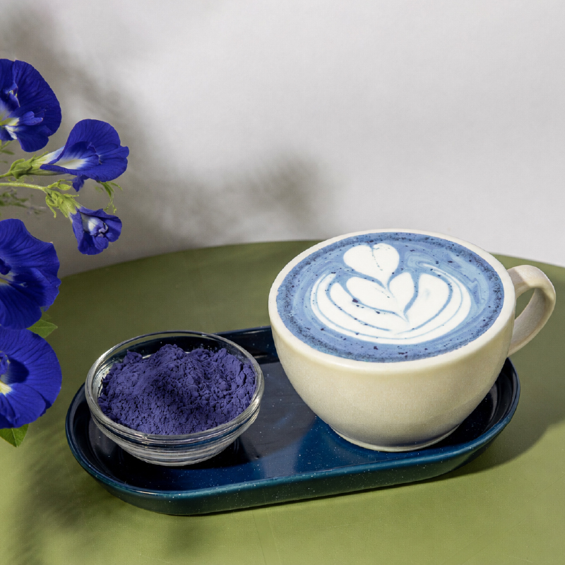 Smurf Vanilla Latte