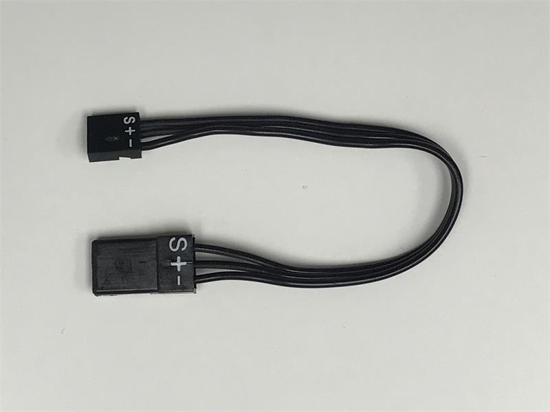 Black RX Cable 100mm 60480