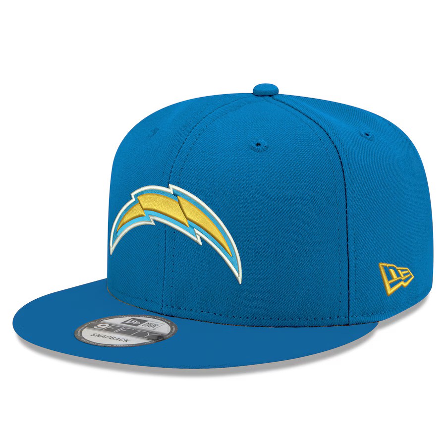 Los Angeles Chargers Powder Blue New Era 9FIFTY Snapback Hat