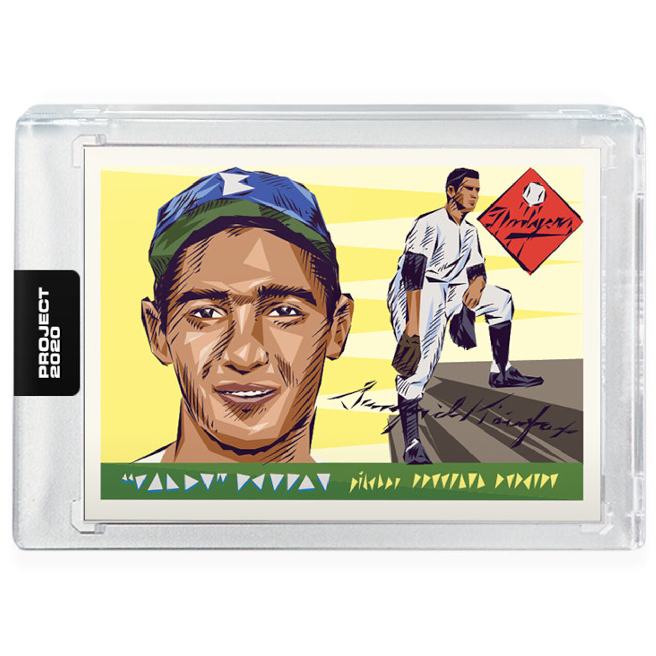 Los Angeles Dodgers Sandy Koufax Project 2020 #89 Baseball Card