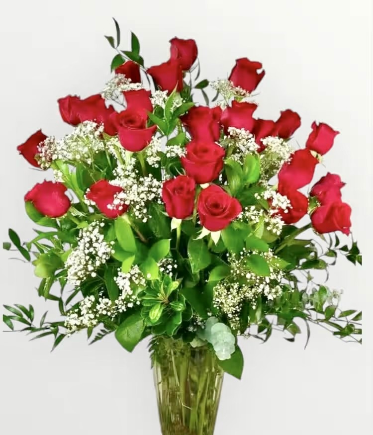 Valentine | Romantic Roses - Premium 2 Dozen Long Stem Roses