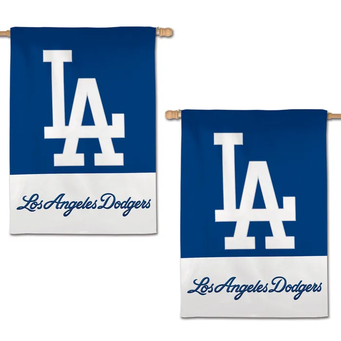 Los Angeles Dodgers 2-Sided Vertical Applique Banner 28x40"