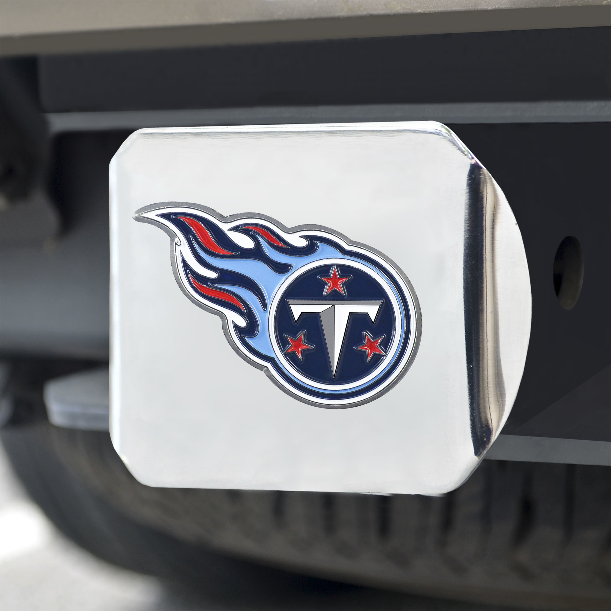 Tennessee Titans Chrome Hitch Cover