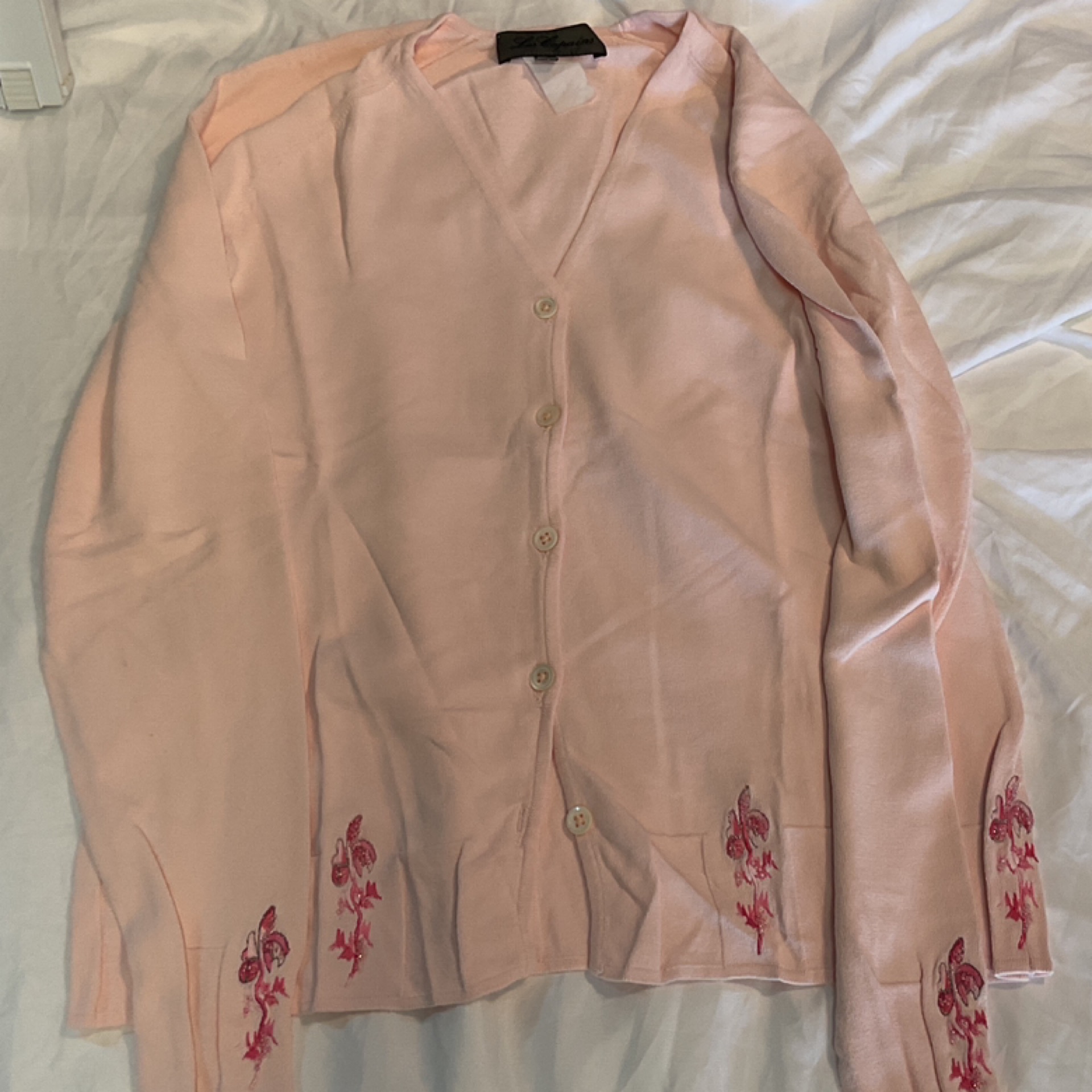 Les Copains Pink Cardigan