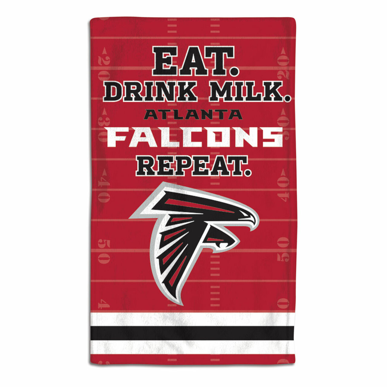 Atlanta Falcons Baby Burp Cloth 10x17"