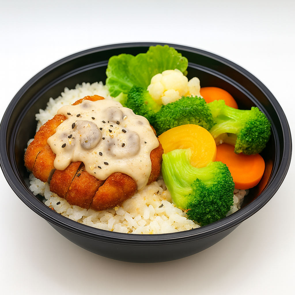 Velvet Mushroom Chicken Plate