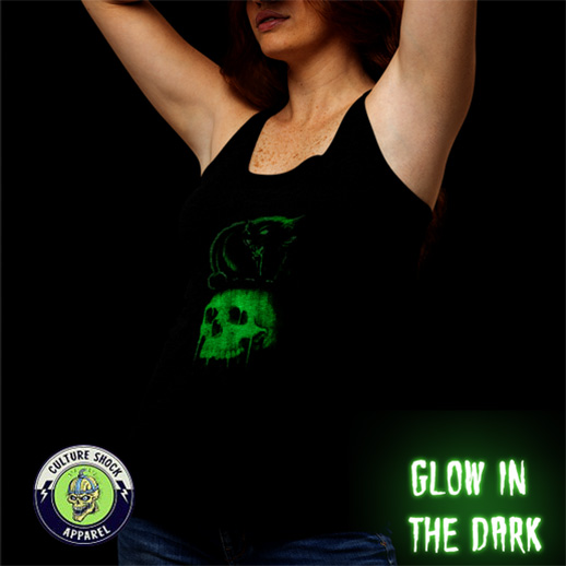Death’s Familiar Racerback Tank Glow In The Dark Death’s Familiar Racerback Tank Glow In The Dark