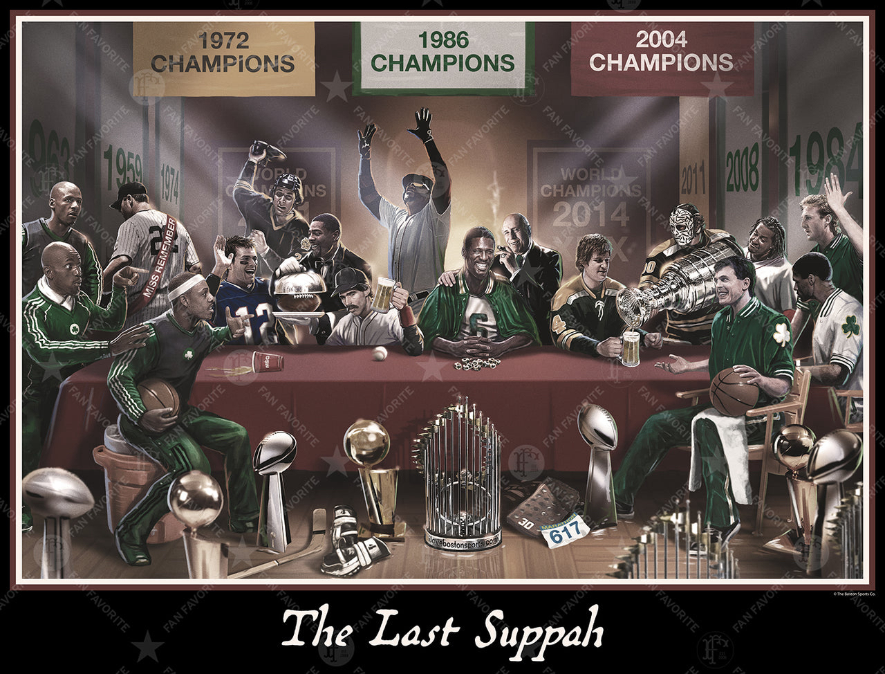 The Last Suppah Wall Print 16" X 20" img