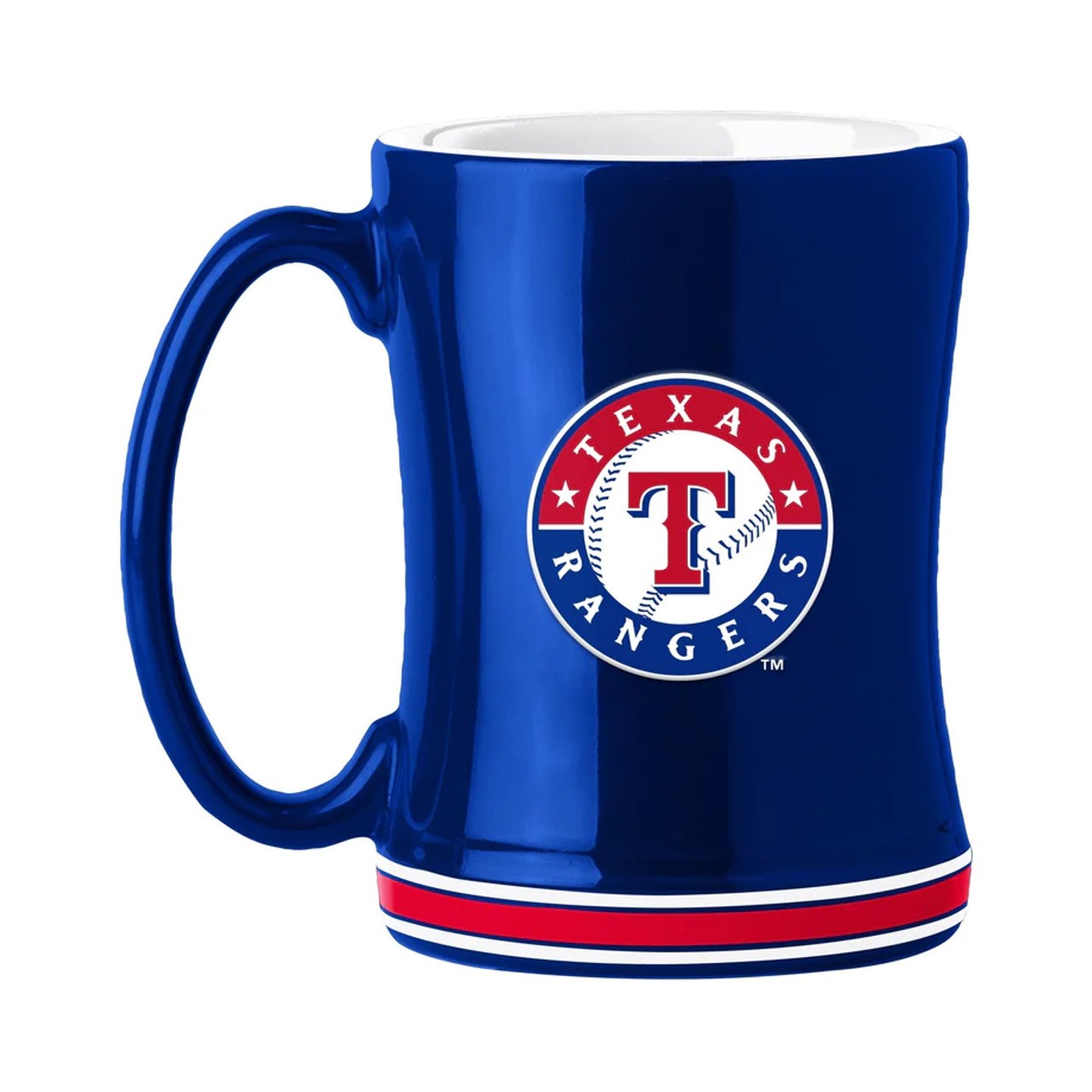 Texas Rangers Sculpted Coffee Mug 14oz