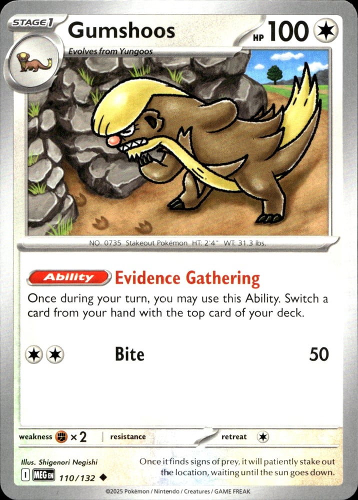 Gumshoos - ME01 110/132