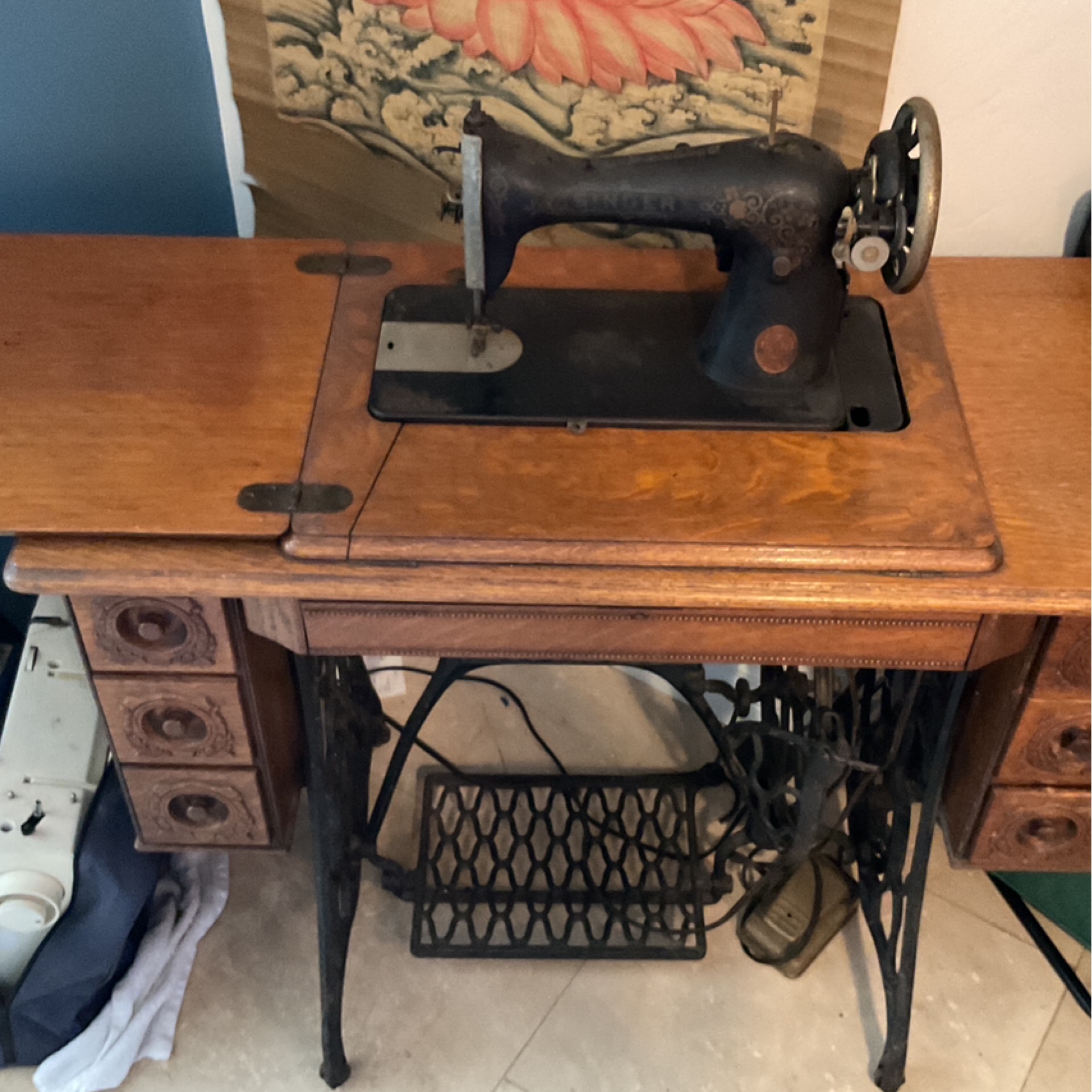 Vintage Sewing Table