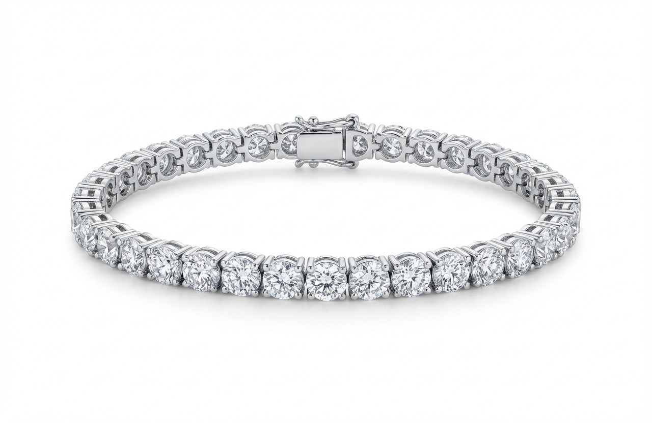 9.20ct Diamond Tennis Bracelet – 8”