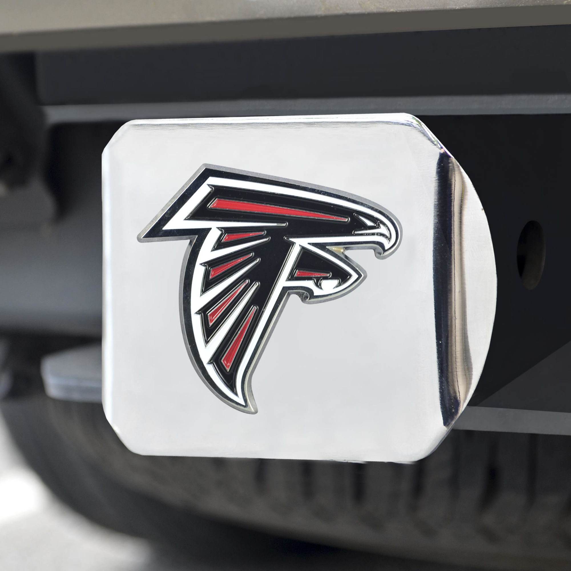 Atlanta Falcons Chrome Hitch Cover