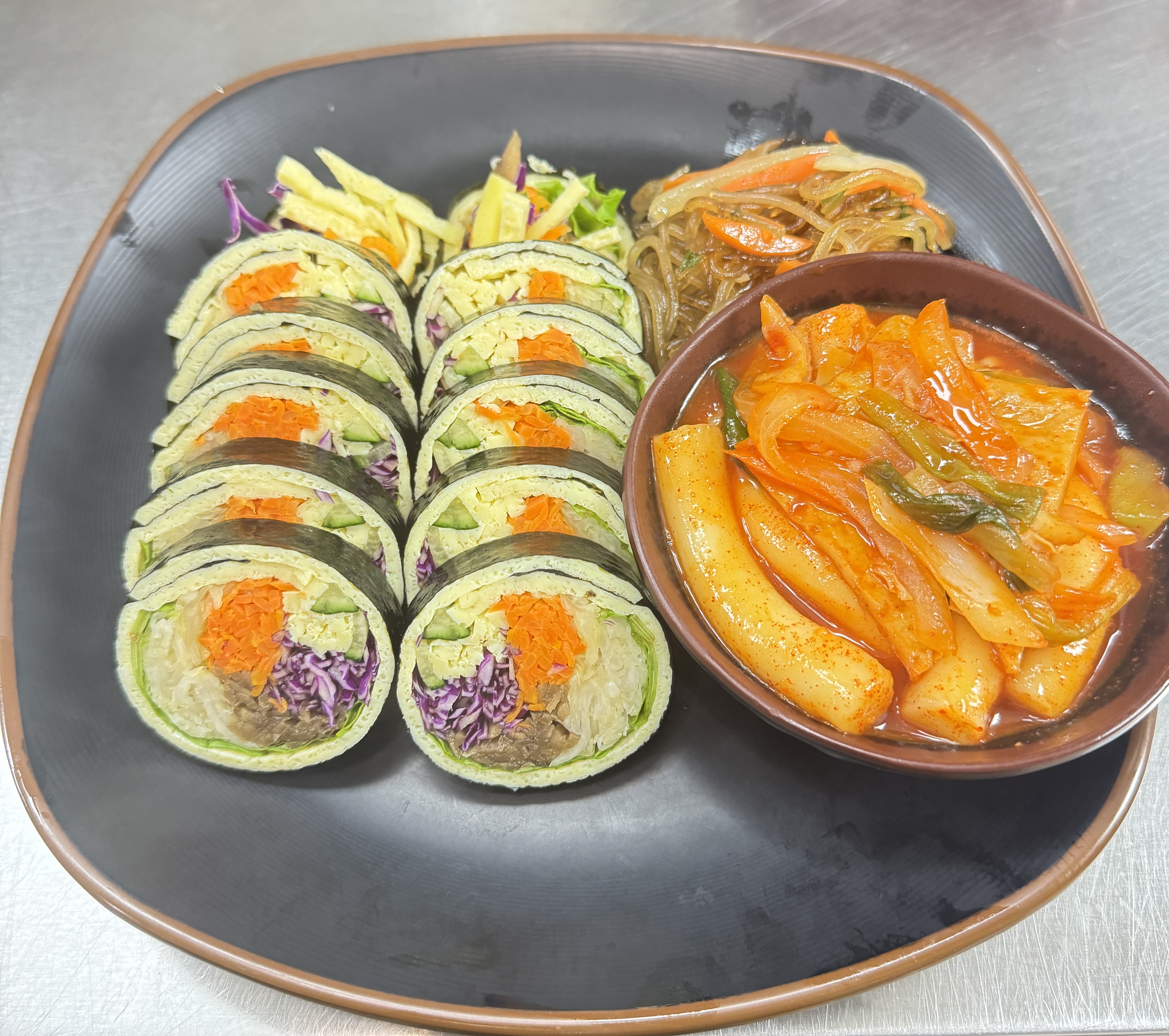 Original Gimbap + Tteokbokki + Japchae