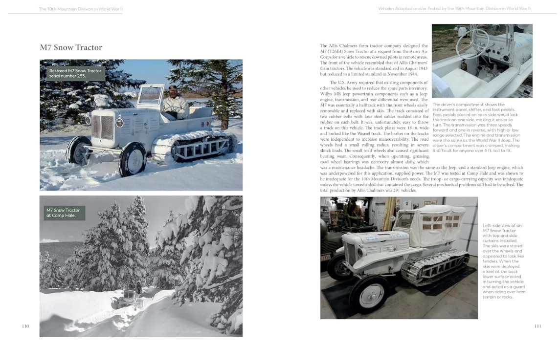 The 10th Mountain Division in World War II: Equipment and Vehicles