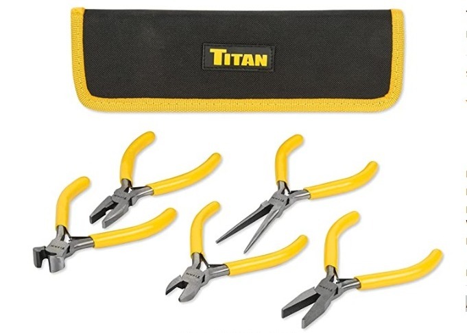 5PC PRECISION PLIERS SET W/ CASE