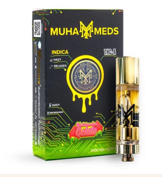 MUHA Meds THCa 510 Cartridge - 2G - Watermelon Gelato - Regular