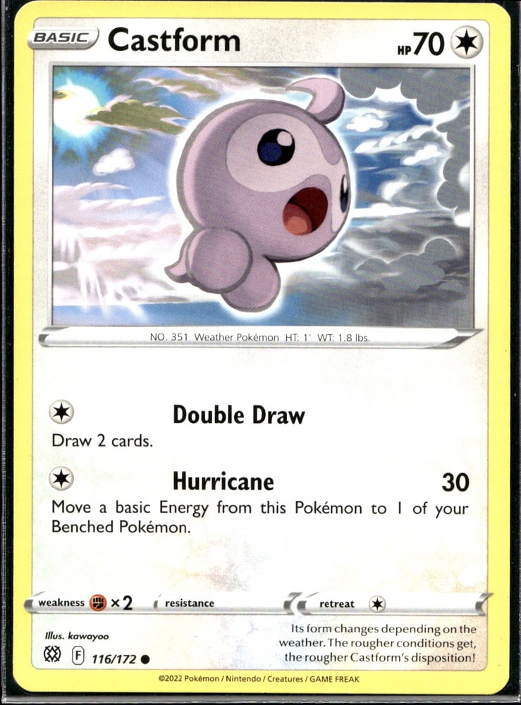 Castform - SWSH9 116/172